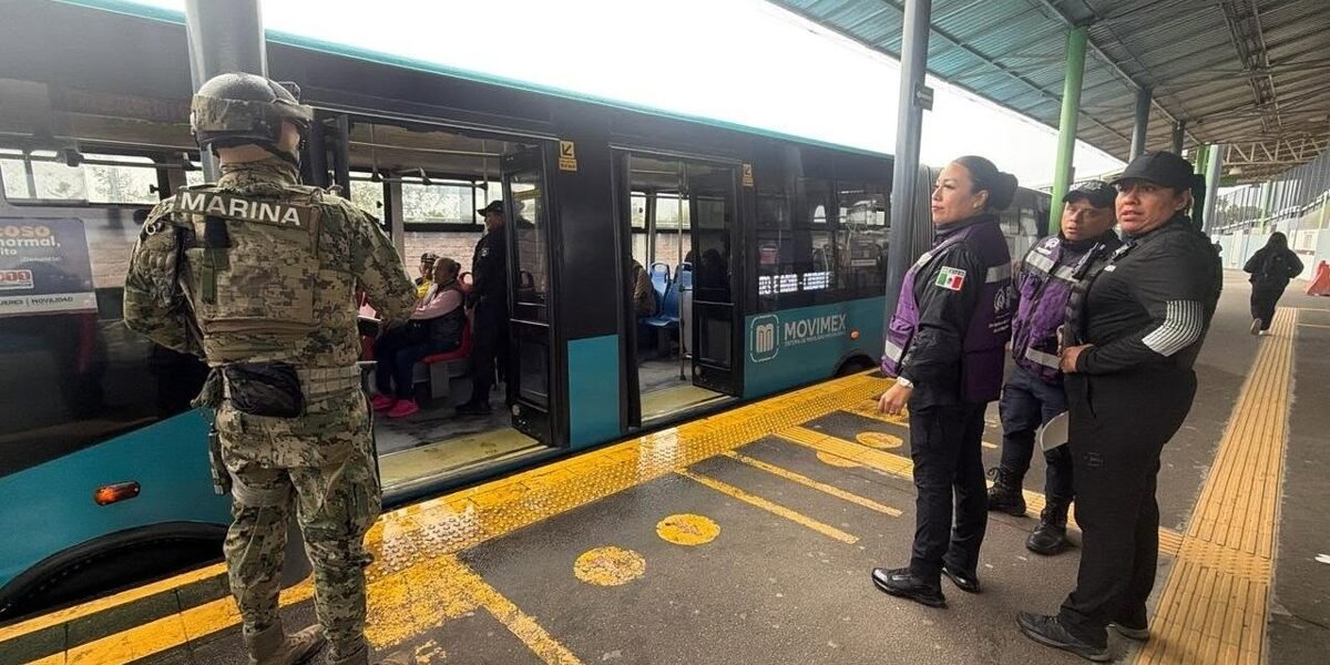 Ecatepec refuerza seguridad en Mexibús con operativo contra robos y acoso