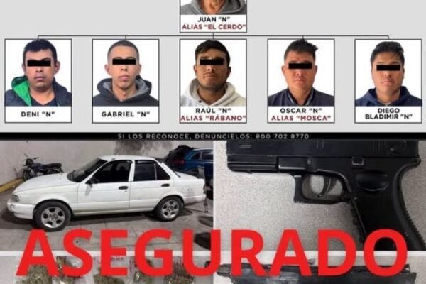 Fiscalía desactiva banda 'Los Cerdos': cuatro detenidos por robo, secuestro y violación
