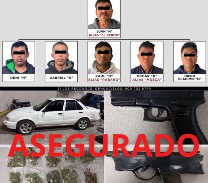 Fiscalía desactiva banda 'Los Cerdos': cuatro detenidos por robo, secuestro y violación