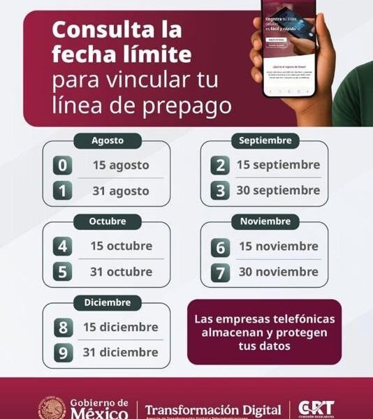Registro obligatorio de celulares: no pierdas tu línea en septiembre