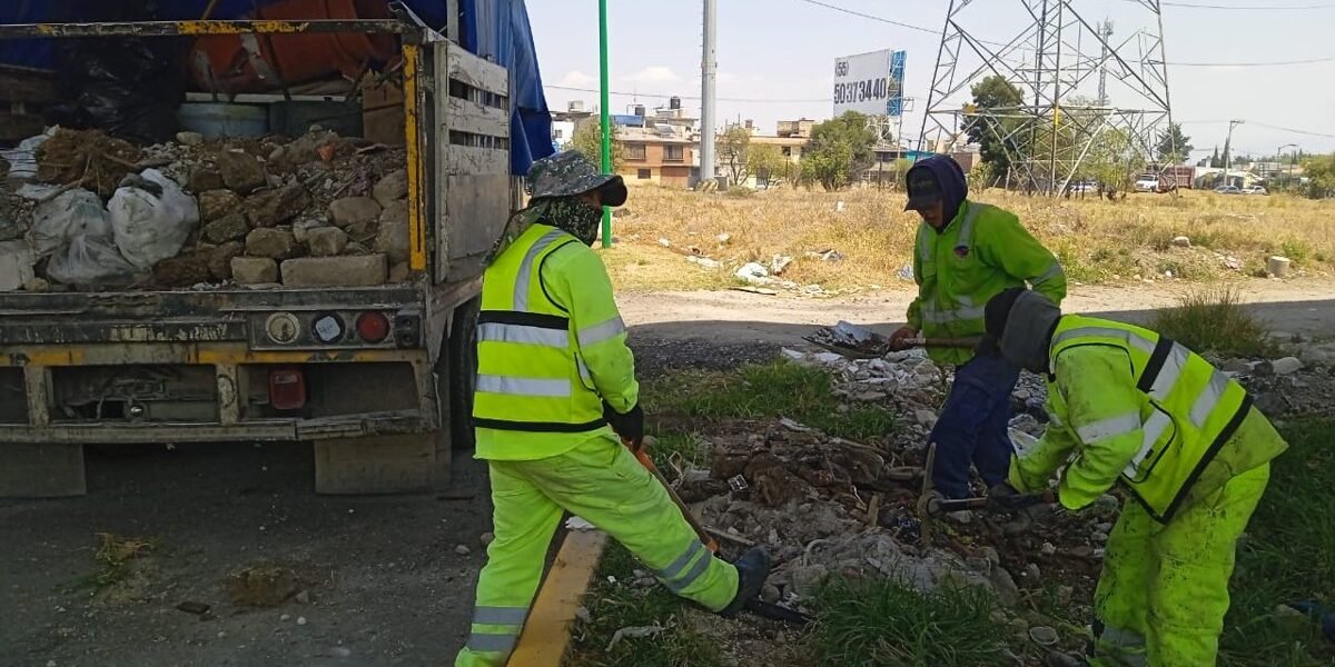 Toluca retira 120 toneladas de residuos en temporada de lluvias
