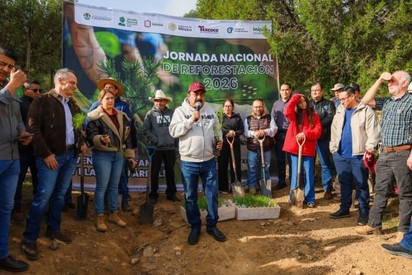 Texcoco planta 35 mil árboles en jornada nacional de reforestación