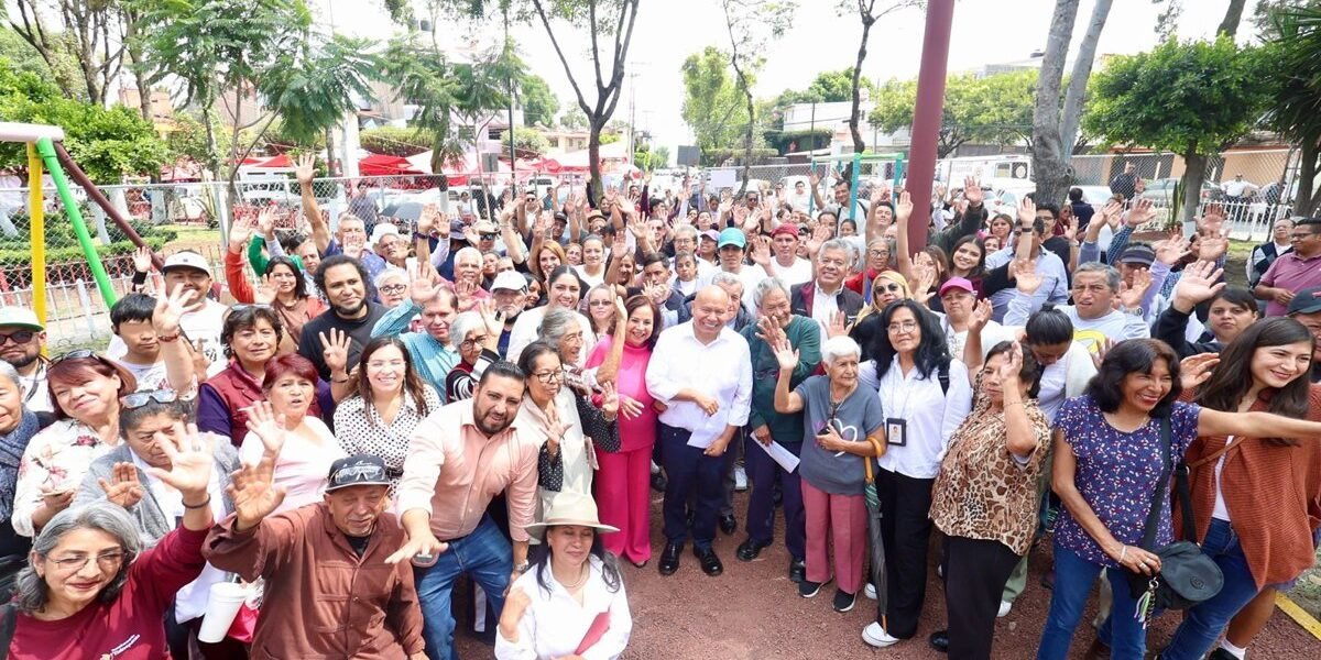Tlalnepantla recupera espacios públicos en Viveros de la Loma