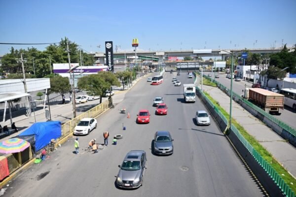 Avenida Alfredo del Mazo avanza con 85% en rehabilitación en Toluca