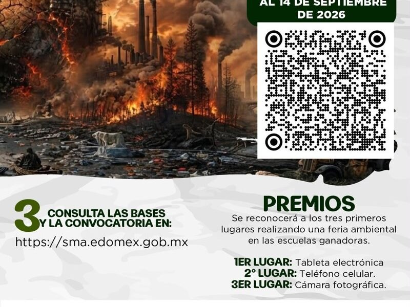 Estado de México convoca a jóvenes a crear arte sobre cambio climático