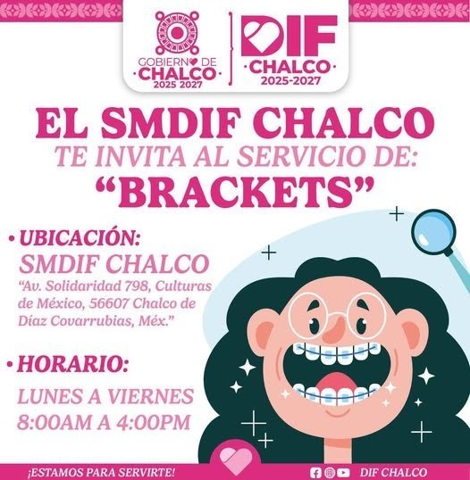 Chalco amplía servicios de salud bucal con colocación de brackets a precio accesible