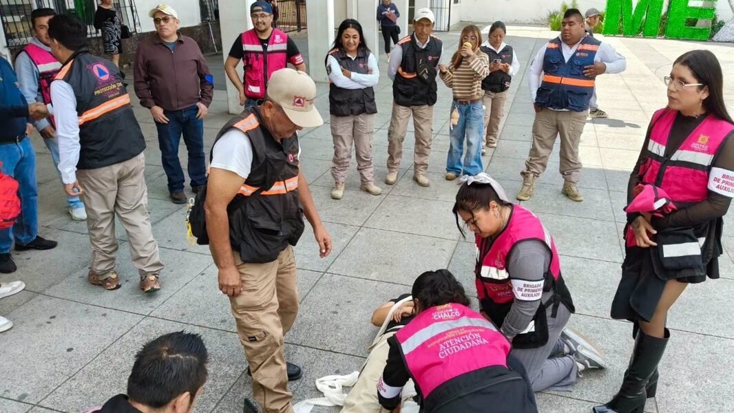 Chalco refuerza protocolos de seguridad tras participar en simulacro sísmico nacional