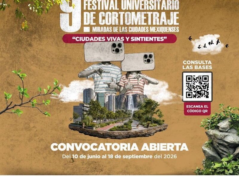 Estudiantes mexiquenses pueden ganar hasta 40 mil pesos en festival de cortometrajes