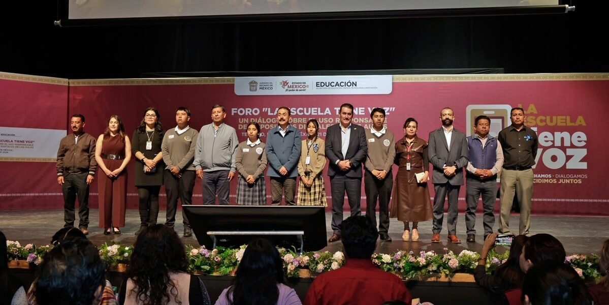 Estado de México escucha a comunidad educativa sobre uso de celulares en escuelas