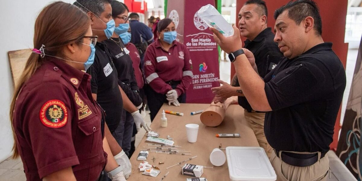 Estado de México capacita a 587 bomberos y protección civil en primeros auxilios