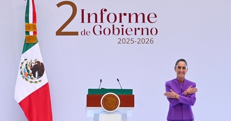 Sheinbaum rinde segundo informe: México avanza con honestidad y resultados