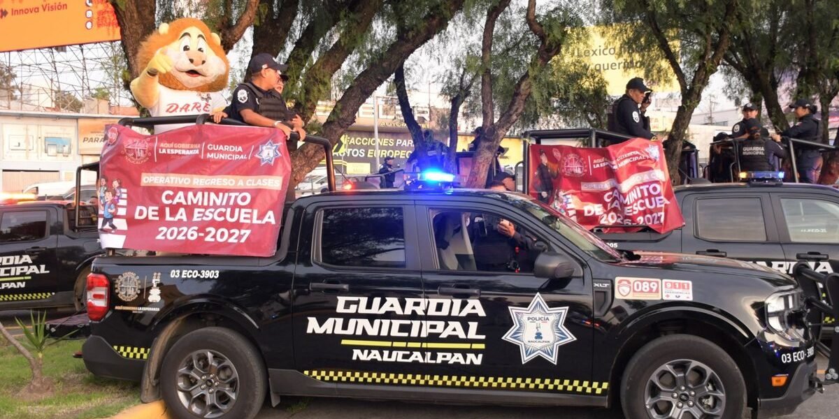 Naucalpan despliega operativo de seguridad para el regreso a clases