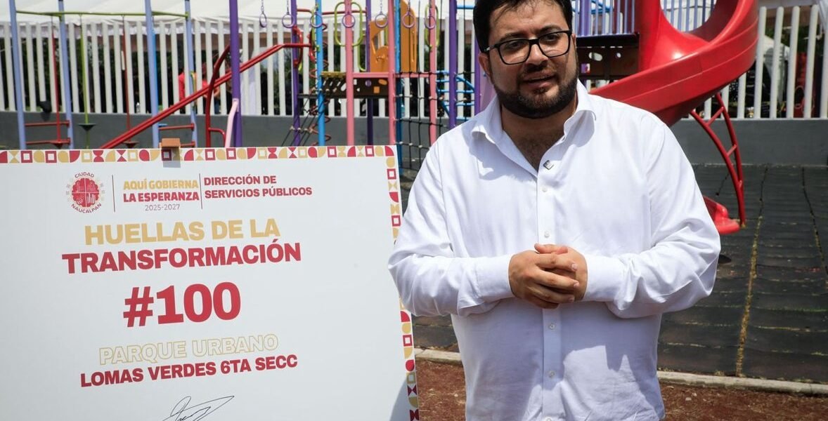 Naucalpan recupera espacios públicos con 100 Huellas de la Transformación