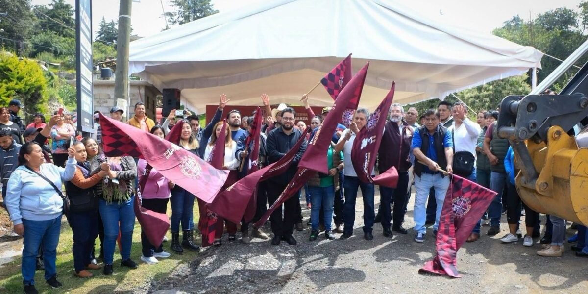 Naucalpan inicia rehabilitación integral del Camino a Santiago Tepatlaxco