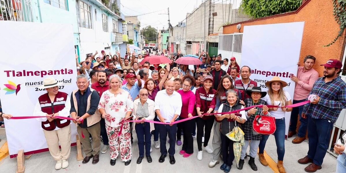 Tlalnepantla transforma San Lucas Patoni con rehabilitación integral de calles e infraestructura