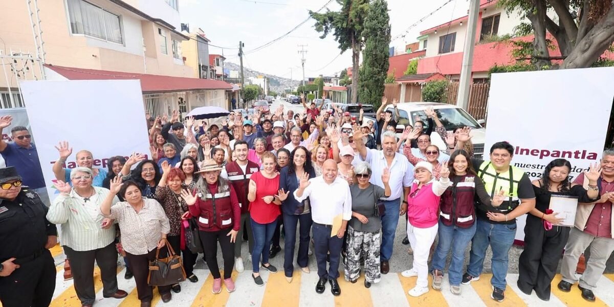 Tlalnepantla inaugura repavimentación integral en Jardines de Bellavista