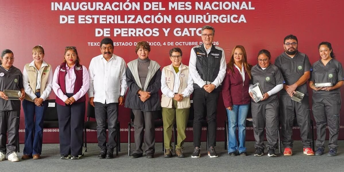 Estado de México inaugura Mes de Esterilización Quirúrgica con 185 mil mascotas operadas