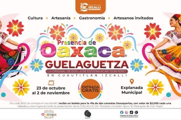 Cuautitlán Izcalli celebra la riqueza cultural de Oaxaca con la Guelaguetza