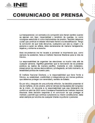 Renuncia de Guadalupe Taddei: escándalo de corrupción en el INE